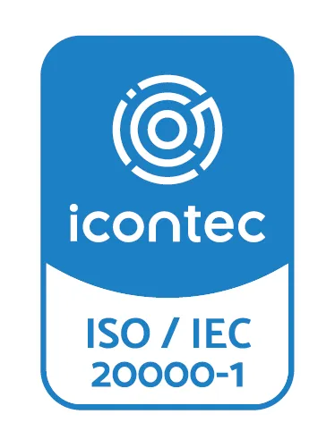 ICONTEC ISO/IEC 20000-1 Certification Badge