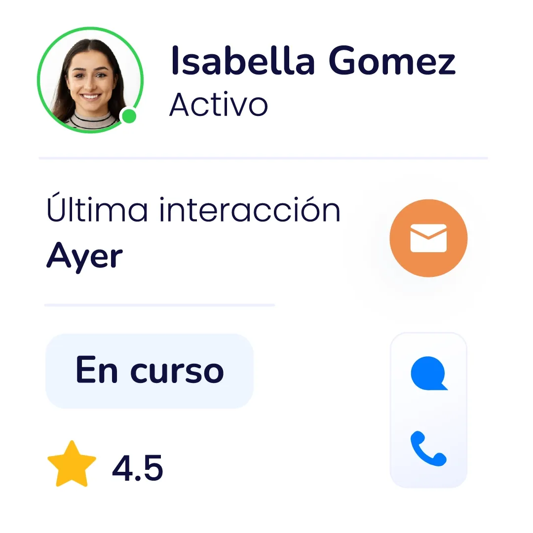 Visibilidad total del cliente