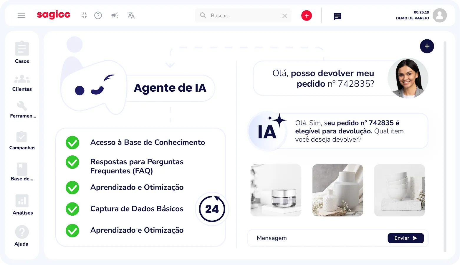Agentes virtuais inteligentes para experiencias excepcionais