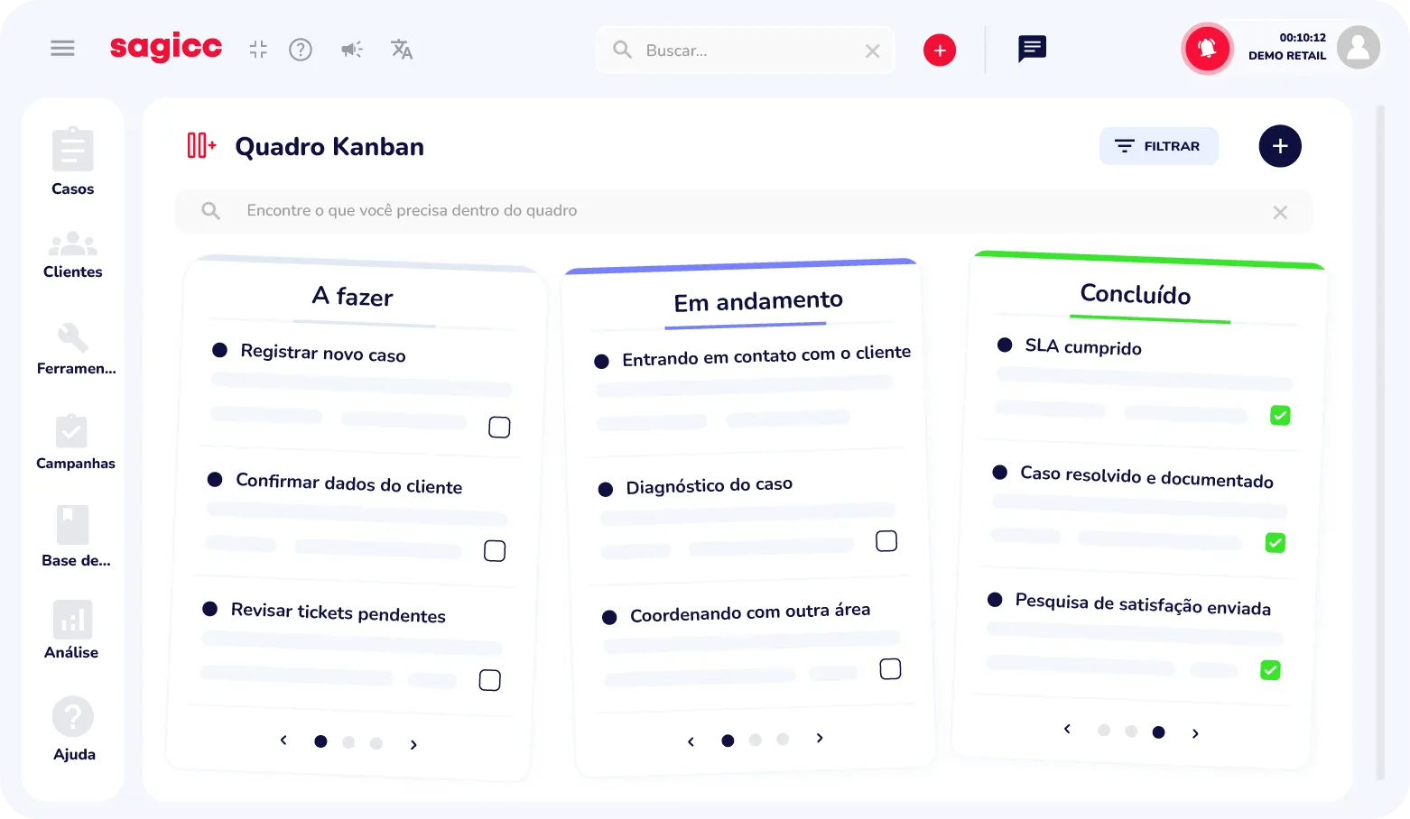Visualize e gerencie clientes com clareza total