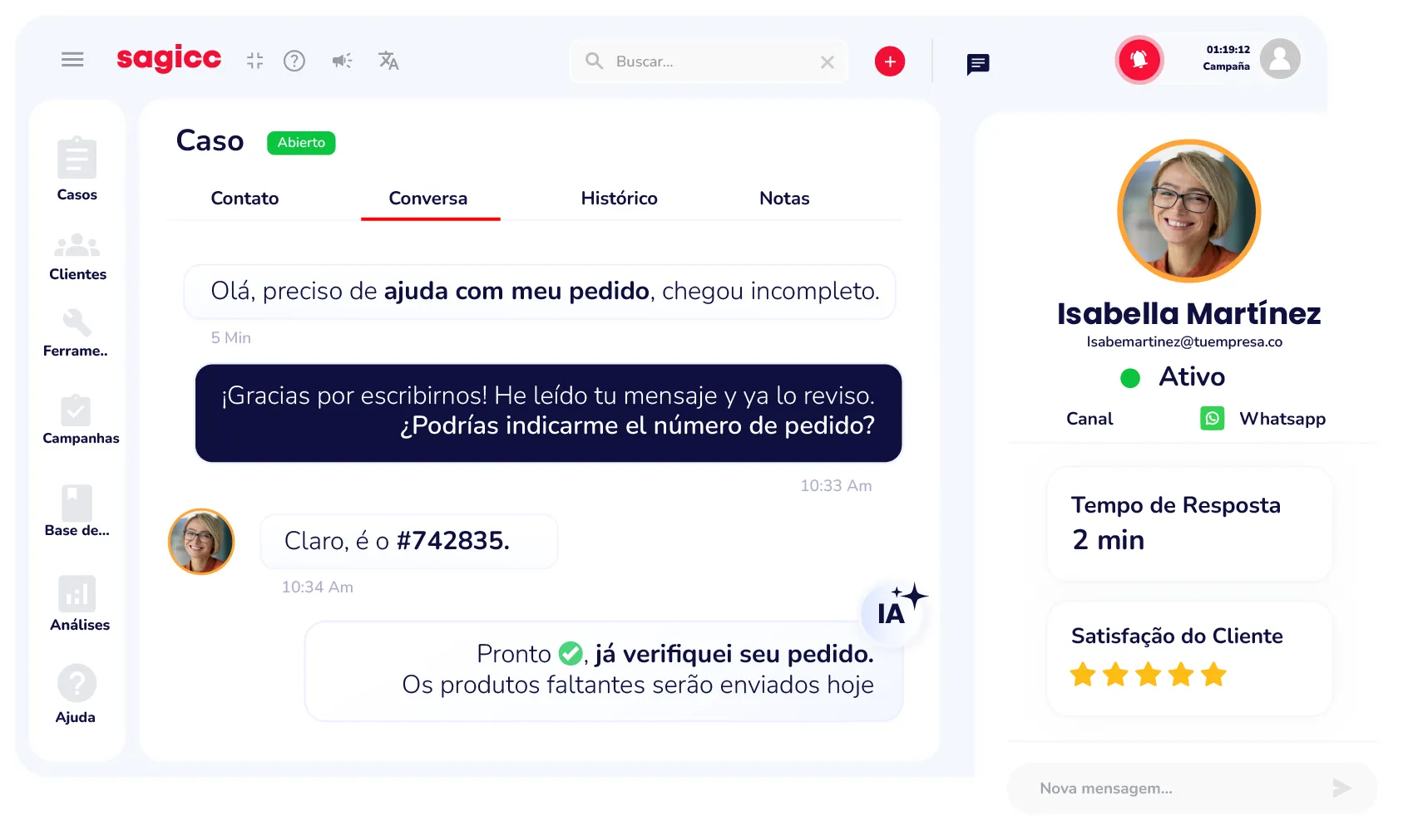 Interacoes em tempo real sem perder contexto