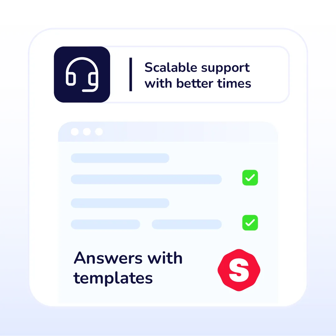Knowledge base and templates