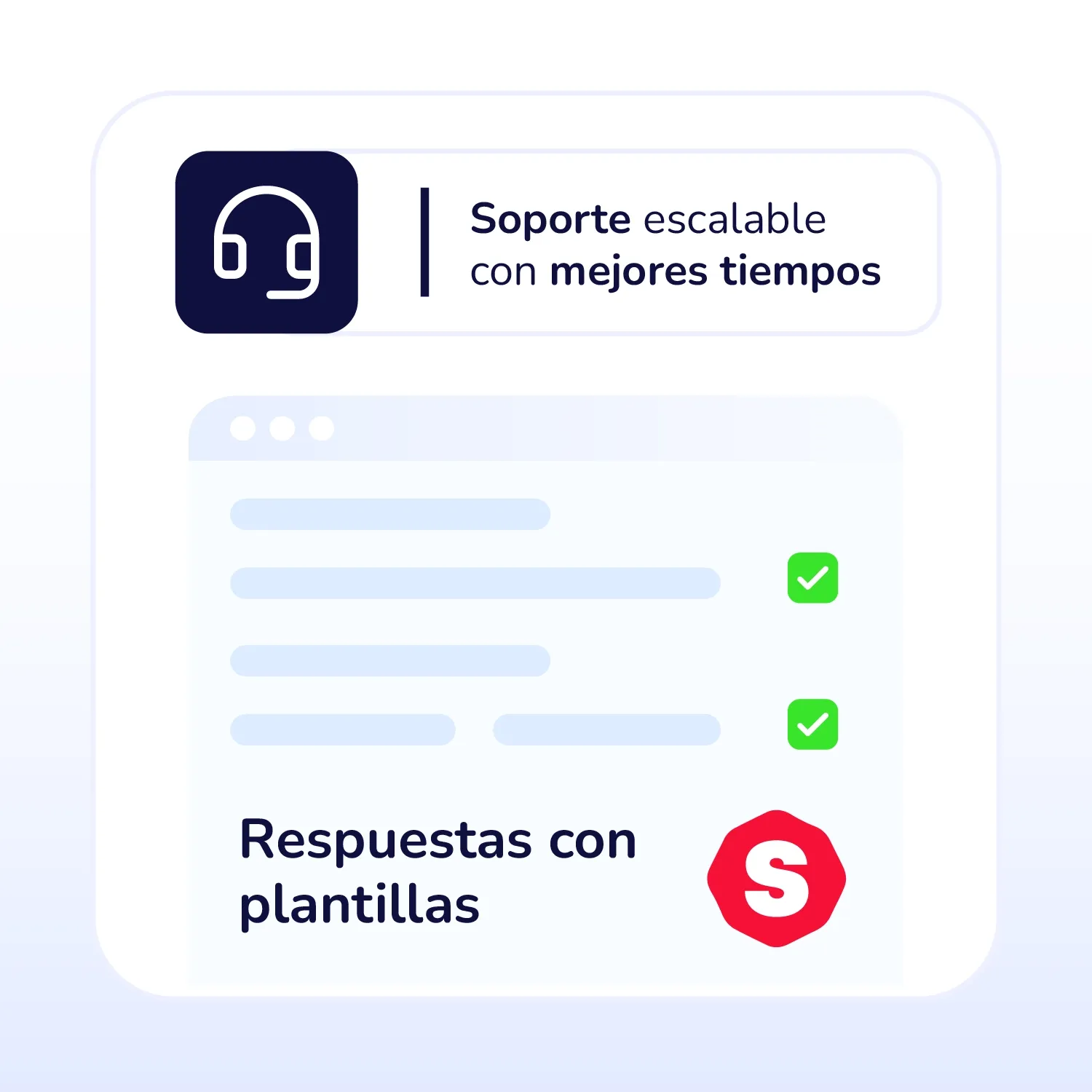 Base de conocimientos y plantillas