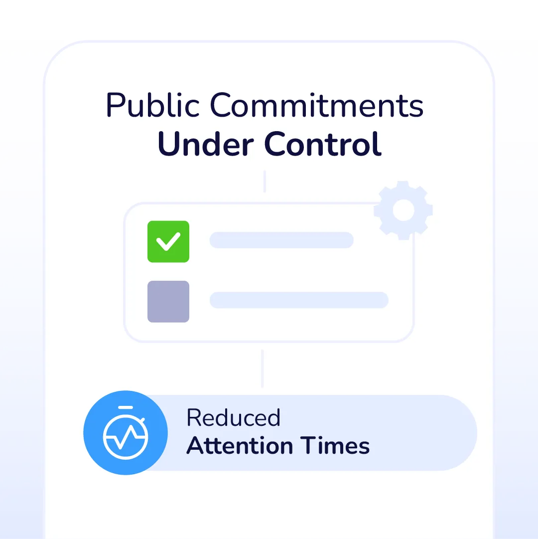Optimize times and public resources