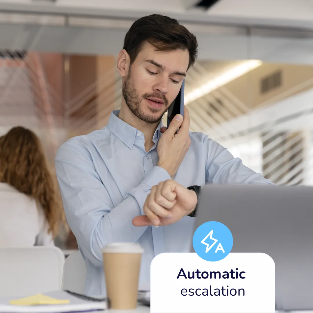 SLAs and automatic escalation