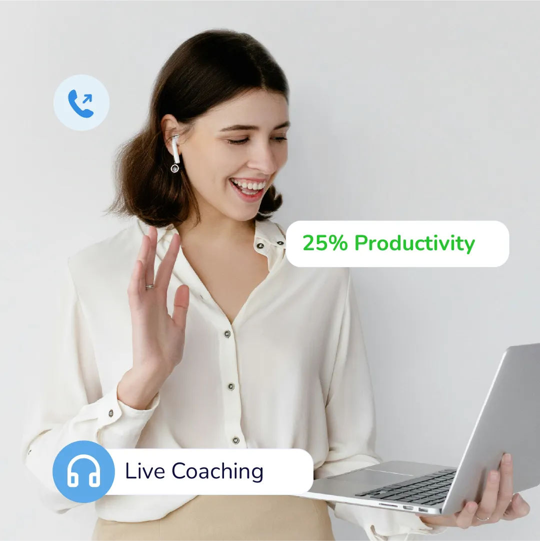 Live coaching and collaboration