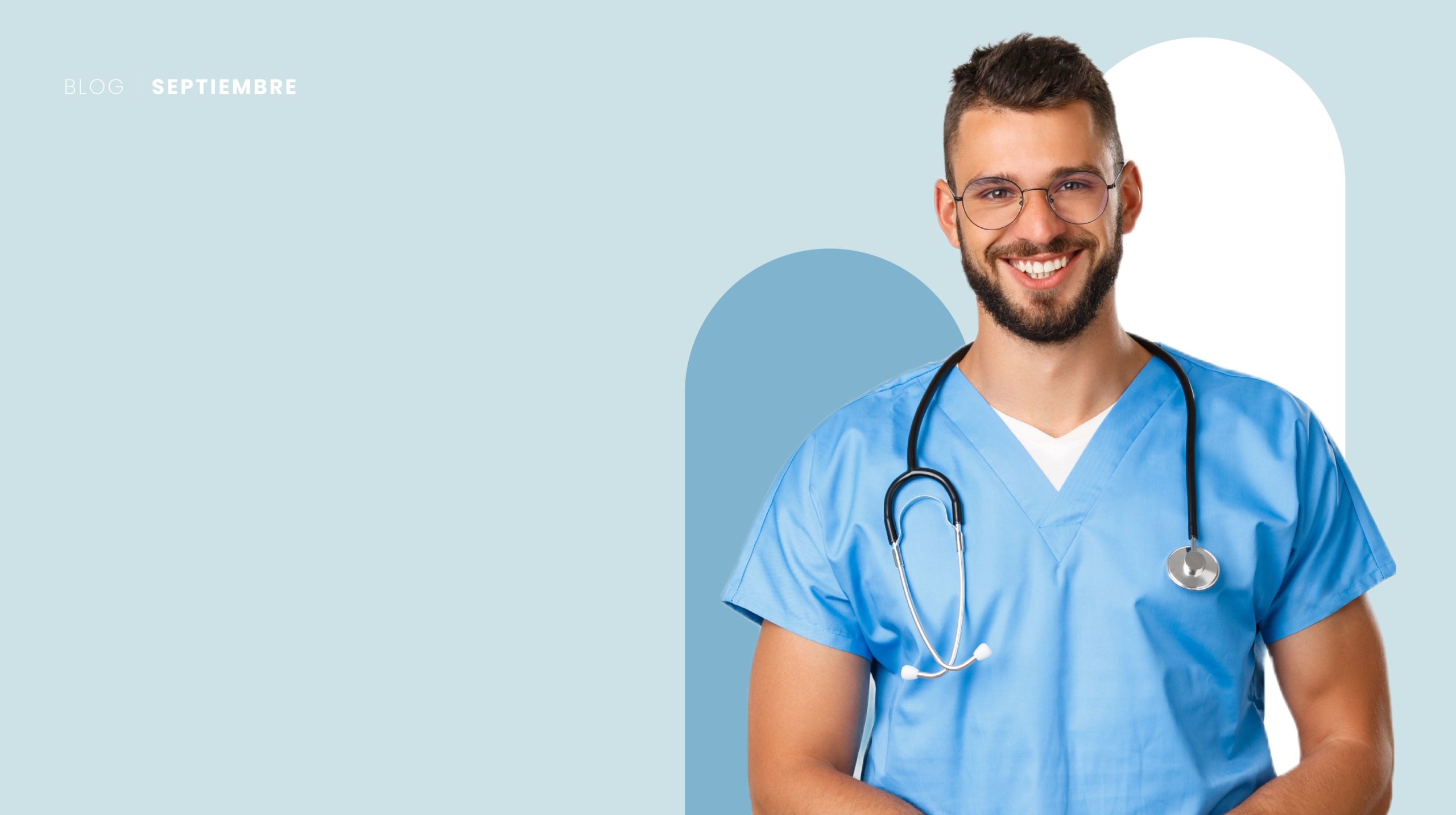 Estrategia CX para el sector salud: Médico con su uniforme